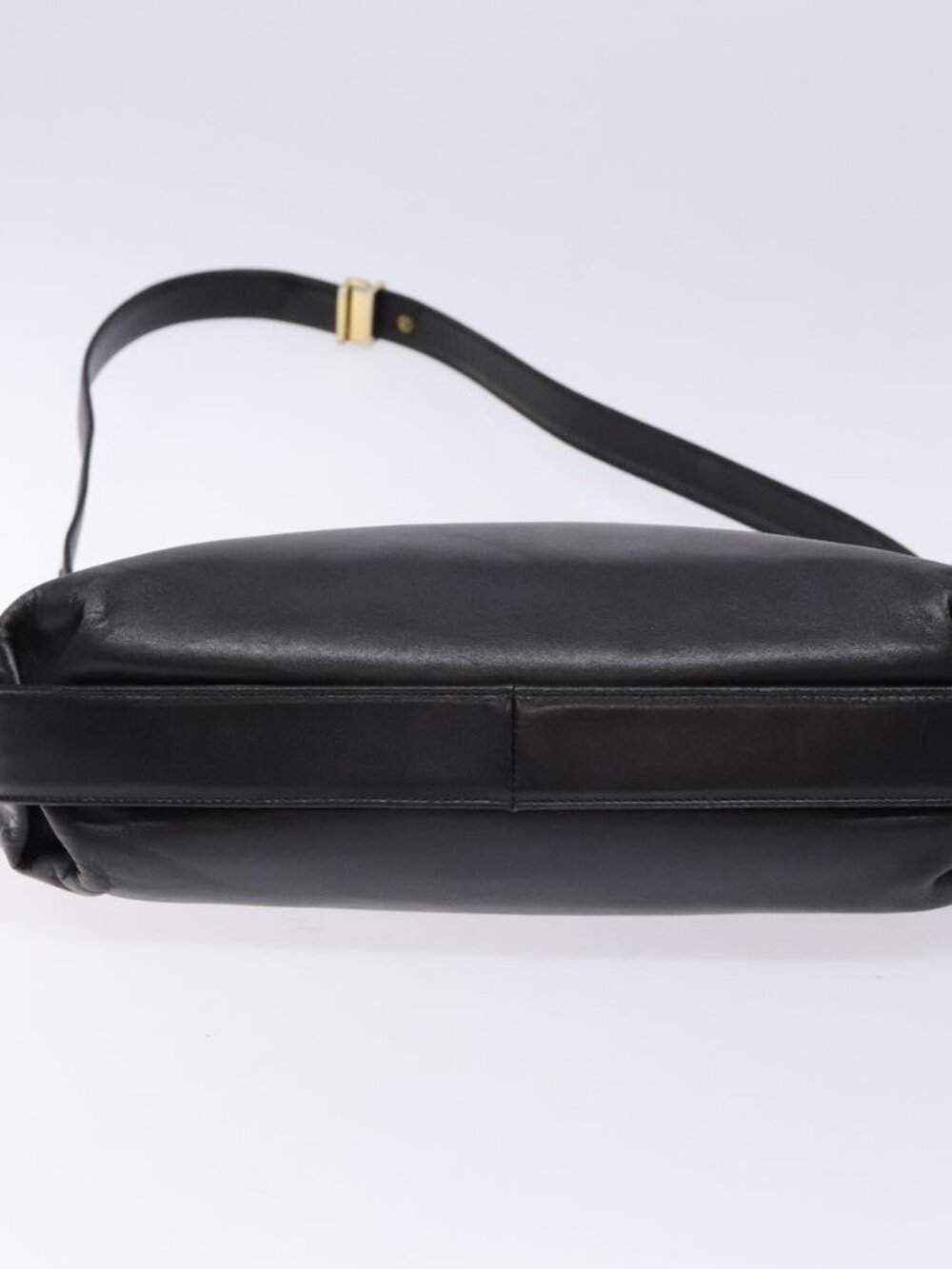 Authentic GIVENCHY Shoulder Bag Leather Black Gold - Picture 16 of 16